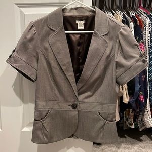 Studio Y Short Sleeve Blazer